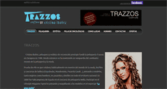 Desktop Screenshot of peluqueriatrazzos.com