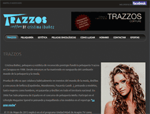 Tablet Screenshot of peluqueriatrazzos.com